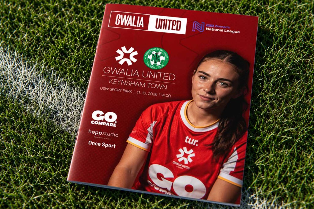 Gwalia United v Keynsham Town Match Programme Cover